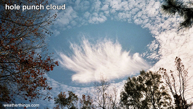 cloud with hole in middle