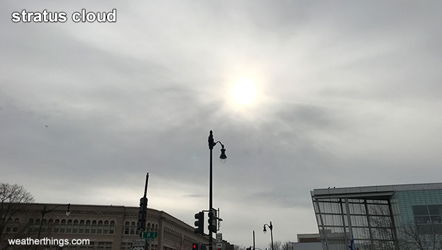 gray flat clouds